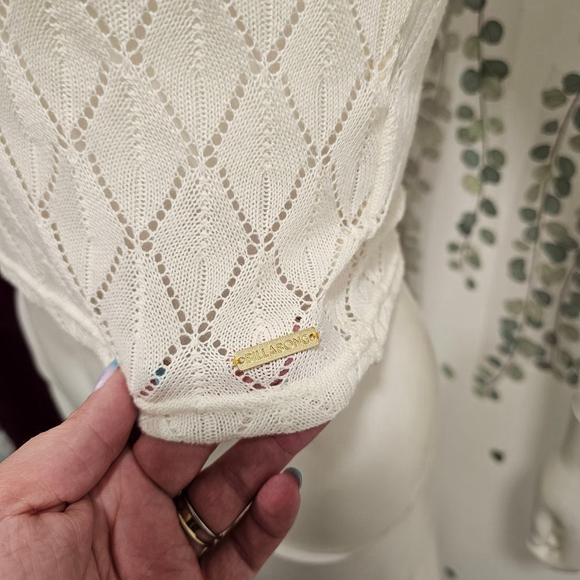 NWOT Billabong Only You Top in Salt Crystal Sz S - Picture 6 of 11